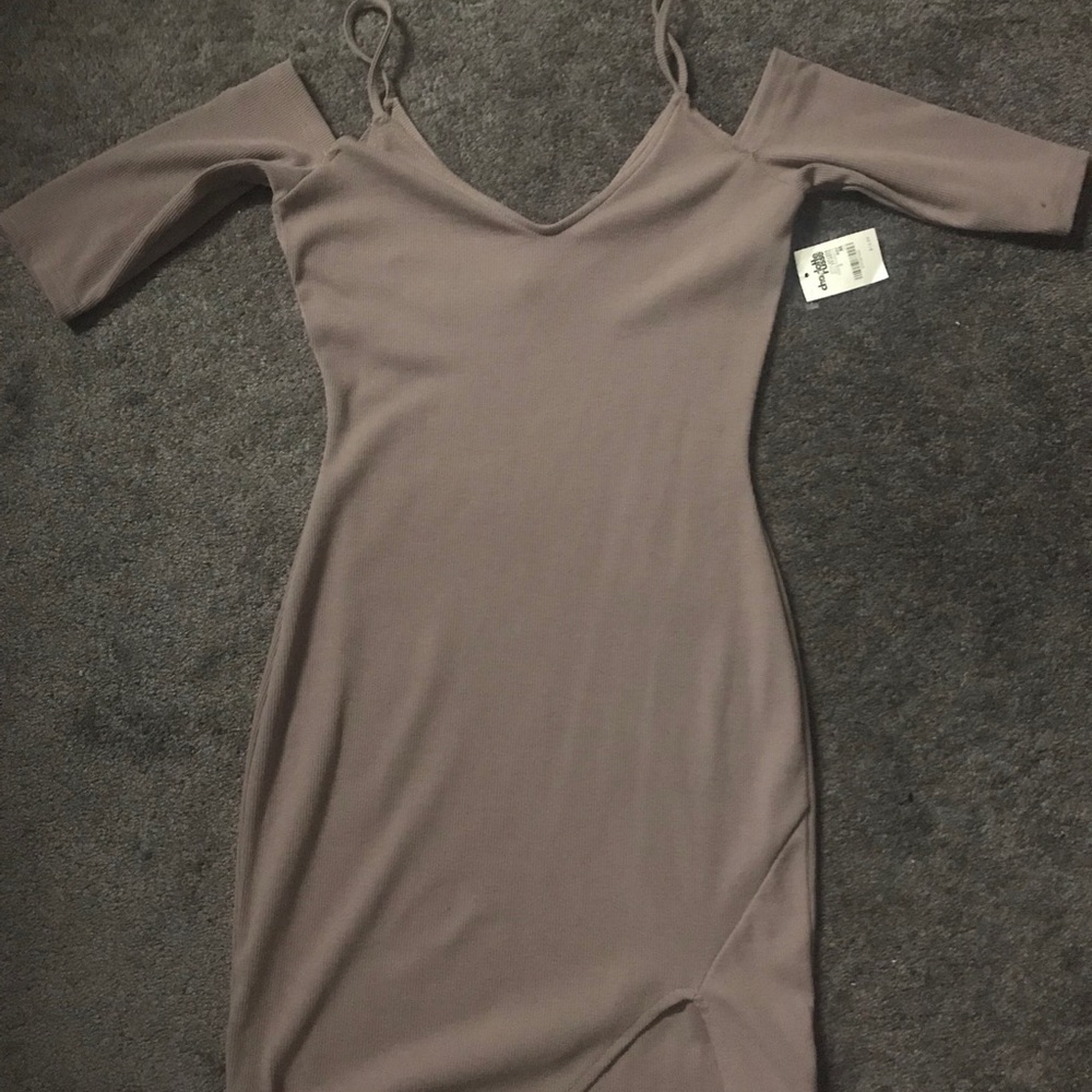 Light purple cold shoulder Charlotte Russe dress